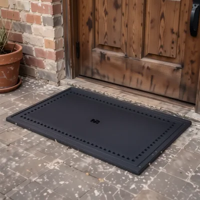 Heavy Duty Coir Door Mat with Non-Slip Rubber Backing