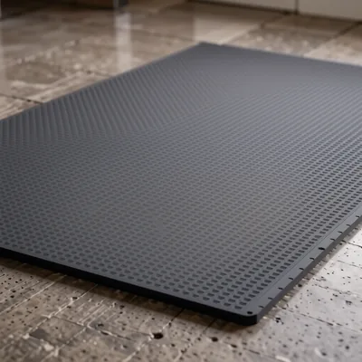 Black Anti-Fatigue Foam Floor Mat, 18.3m x 1.2m x 9mm