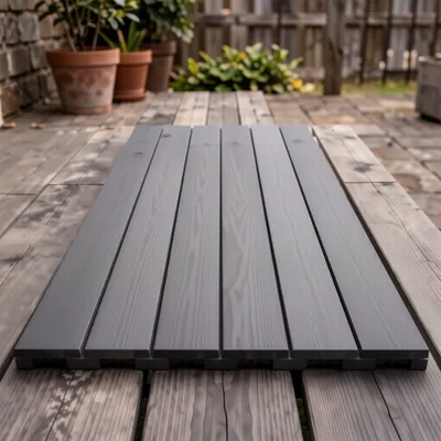 20 Pack Ebony Grey Composite Decking Boards, 3600mm x 176mm