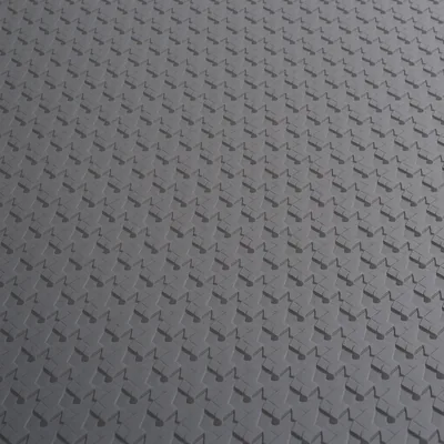Dark Grey Diamond Pattern PVC Non-Slip Matting, 1.2m Wide