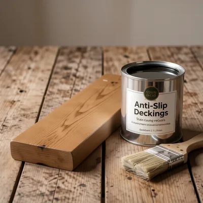 Country Oak Anti-Slip Decking Stain, 2.5 Litres