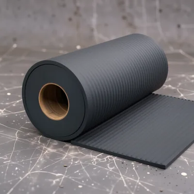 Black Heavy Duty Rubber Entrance Mat 1.5m x 1m x 23mm