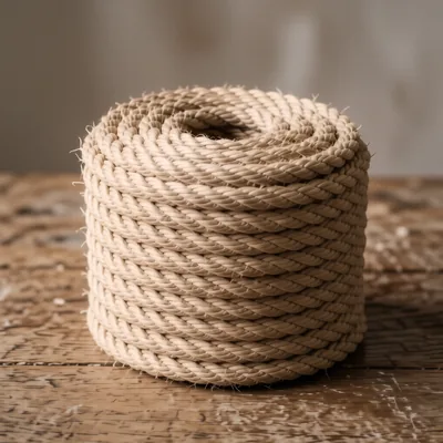 30mm Natural Jute 3-Strand Decking Rope, 150 Metre Roll
