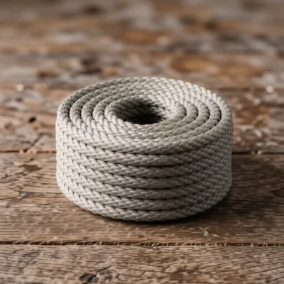 40mm Grey Synthetic Decking Rope, 125 Metre Roll