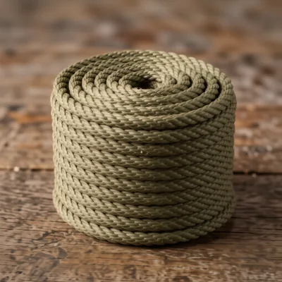 40mm Synthetic Olive Green Decking Rope, 125 Metre Roll