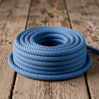 40mm Synthetic Royal Blue Decking Rope, 125 Metre Coil