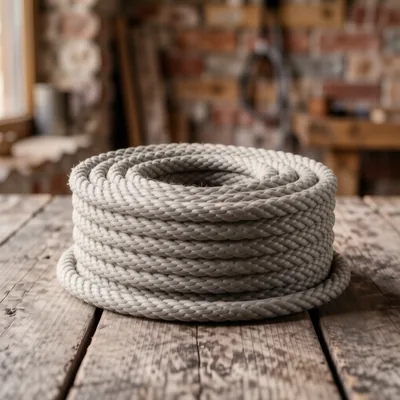 50mm Synthetic Grey Decking Rope, 10 Metre Length