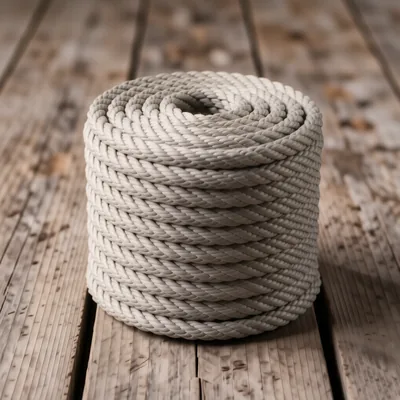 50mm Grey Synthetic Decking Rope, 125 Metre Roll
