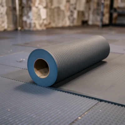 15mm Blue Fleck Rubber Crumb Gym Floor Tiles, 1m x 1m