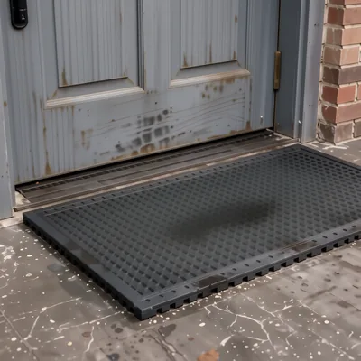 Heavy Duty Rubber Door Mat, 1.5m x 1m