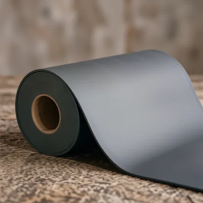 Fine Ribbed Natural Rubber Matting, 1m x 3m, 3mm Thick