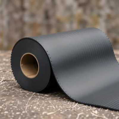 Heavy-Duty Recycled Rubber Matting Roll, 1.2m Wide x 4mm Thick