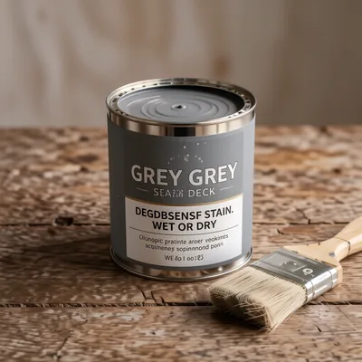 Cape Grey Satin Decking Stain for Wet or Dry Wood, 2.5L