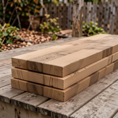Pressure Treated Timber Decking Boards, 28 x 120 x 3600mm - Pack of 8