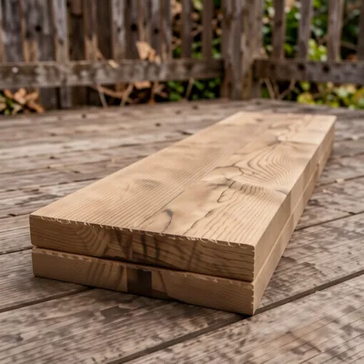 Treated Timber Reject Decking Boards, 25mm x 120mm x 2.4m (Pack of 10)