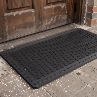 Black Heavy Duty Entrance Mat 1500mm x 850mm x 7mm