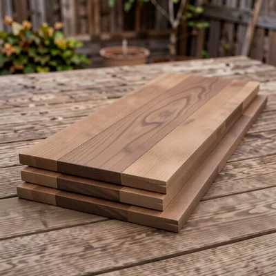 Brown Softwood Decking Boards, 28x120mm, 3.0m Bundle (4 Pieces)