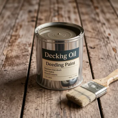 Natural Decking Oil, Water-Based, 2.5 Litre