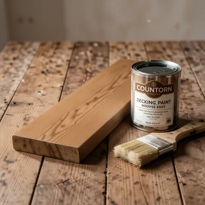 Country Oak Matt Decking Wood Stain, 5L