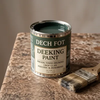 Matt Black Decking Paint, 2.5L