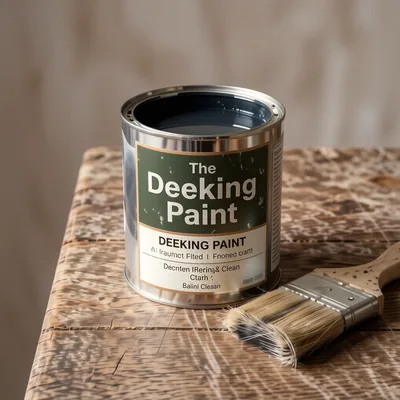 Matt Black Decking Paint, 5L