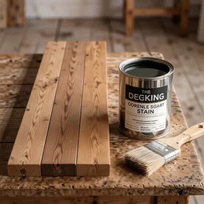 Medium Oak Matt Decking Wood Stain, 2.5L