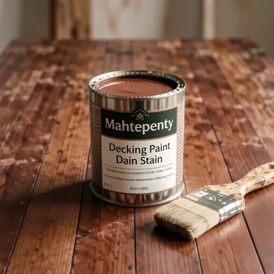 Rich Mahogany Matt Decking Wood Stain, 5L