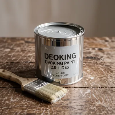 Light Silver Anti-Slip Decking Paint, 2.5 Litre