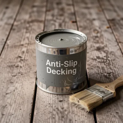 Grey Anti-Slip Decking Oil, 2.5 Litre