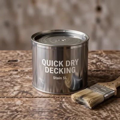 Gunmetal Satin Quick Dry Decking Stain, 5L