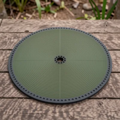 Circular Pandanus Grass Mat, 38cm Diameter